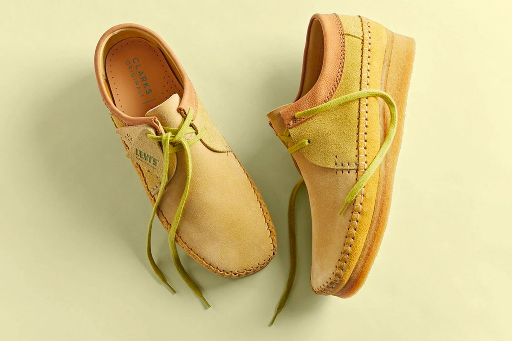 Giày Clarks x LVC Weaver 'Yellow Combi' 261-60321 - Ảnh 4