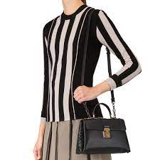 Túi Bottega Veneta Shoulder Bag Nero Calf Small Piazza Bag 498992-VALKD-1000 - Ảnh 4