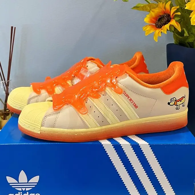 Giày Adidas Melting Sadness x Superstar 'Hotdog' FZ5256 - Ảnh 5
