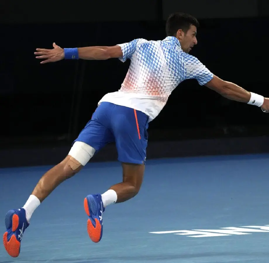 Giày Tennis Asics COURT FF 3 NOVAK 'White Blue' 1041A361-960 - Ảnh 3