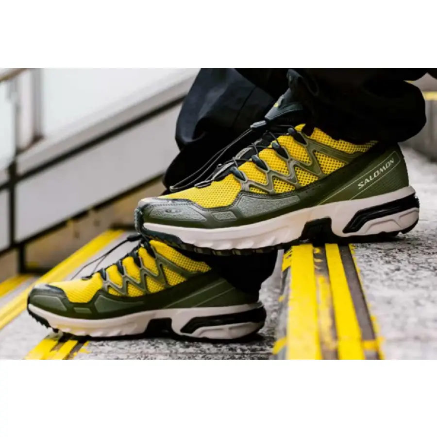 Giày Salomon ACS +OG ‘Buttercup Olive’ L47134600 - Ảnh 4