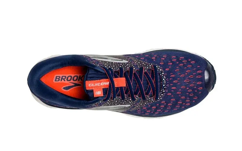 Giày Brooks Glycerin 16 Blue Orange 1202781B-494 - Ảnh 3