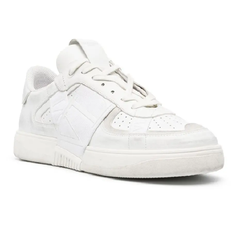 Giày Valentino Garavani Leather White WY2S0C58JTV10K - Ảnh 3