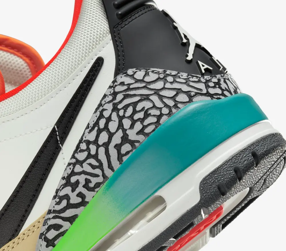 Giày Nike Air Jordan Legacy 312 Low 'White And Orange Green' DZ2762-101 - Ảnh 3