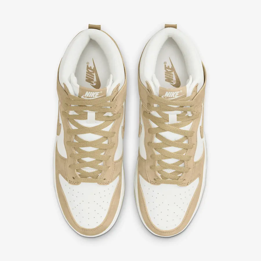 Giày Nike Dunk High Retro PRM Limestone 'Tan' DQ7679-001 - Ảnh 6