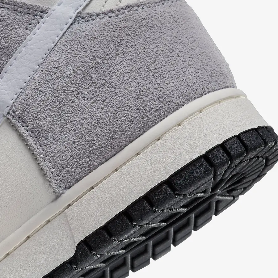 Giày Nike Dunk High Retro Sail Pure Platinum Black White DZ4515-100 - Ảnh 5