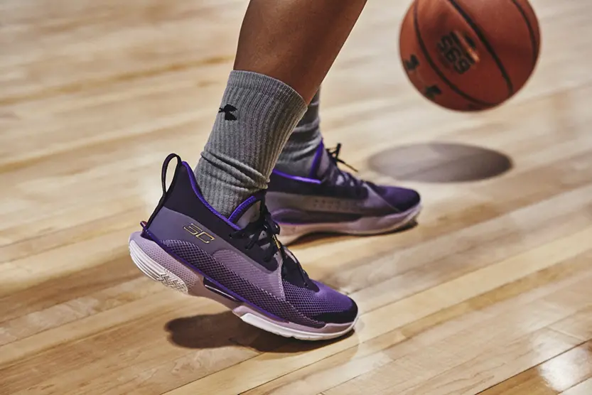 Alternative view of Giày Under Armour Curry 7 'Bamazing' 3023595-500