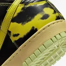 Giày Nike Dunk High 1985 SP Yellow Acid Wash DD9404-001 - Ảnh 3