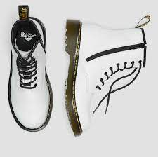 Giày Dr.Martens Youth 1460 Leather Lace Up 'White' 25811100 - Ảnh 4
