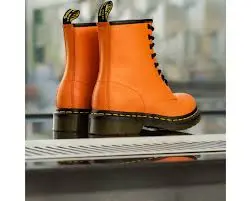 Giày Dr.Martens 1460 Smooth Leather 'Orange' 25714659 - Ảnh 5