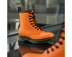 Giày Dr.Martens 1460 Smooth Leather 'Orange' 25714659 - Ảnh 3