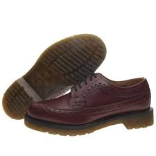 Giày Dr.Martens Red Smooth Brogues 'Cherry' 13844600 - Ảnh 3