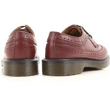 Giày Dr.Martens Red Smooth Brogues 'Cherry' 13844600 - Ảnh 5