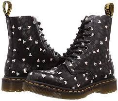 Alternative view of Giày Dr.Martens 1460 Pascal Leather Wild Heart 'Black Muti' 25481001