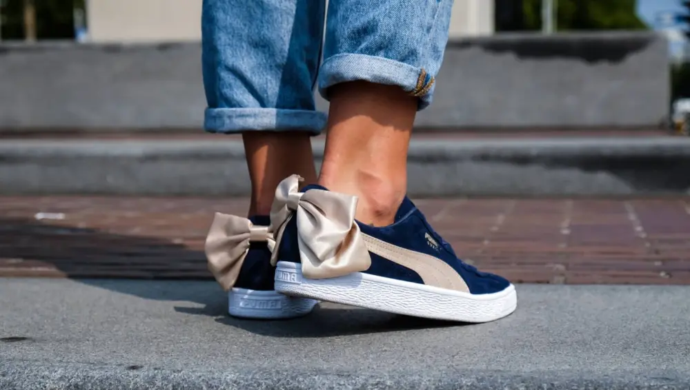 Giày Puma Wmns Suede Bow Varsity 'Peacoat' 367732-02 - Ảnh 6