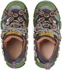 Giày Gucci Wmns Flashtrek Crystals 'Green' 537355-GGZ30-1261 - Ảnh 5