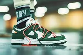 Giày Nike Off White x Dunk Low ‘Pine Green’ CT0856-100 - Ảnh 3