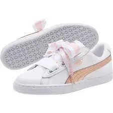 Giày Puma Basket Heart 'Metallic' 367767-01 - Ảnh 4