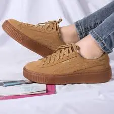 Giày Puma Wmns Suede Platform SD 'Oatmeal' 364718-01 - Ảnh 9