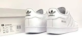 Giày Adidas Prada x Superstar 'Core White' & Bag Bundle FW6683 - Ảnh 6