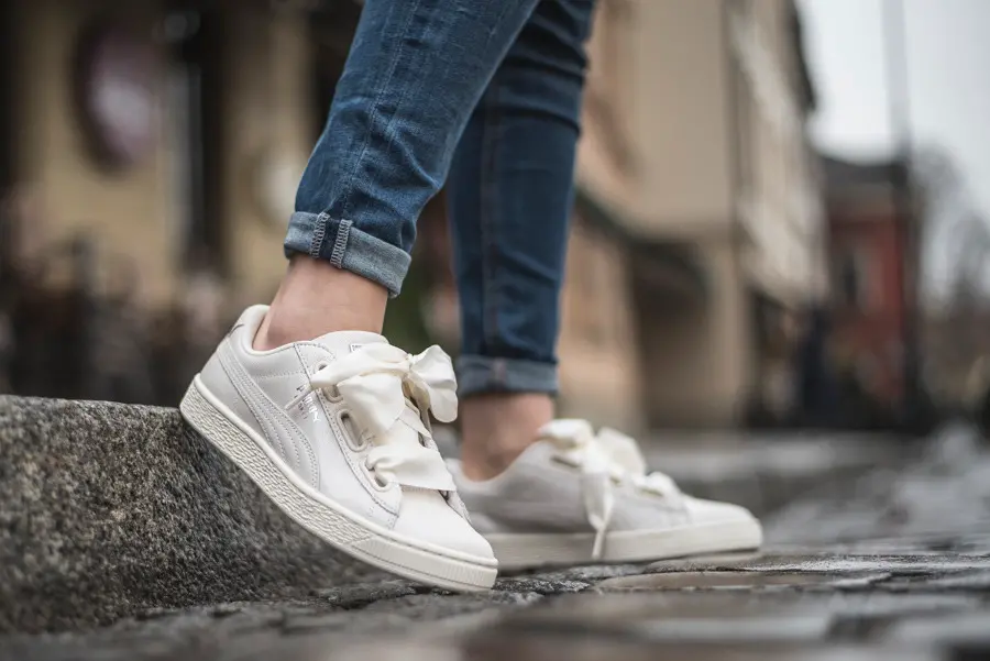 Giày Puma Basket Heart 'Night Sky Grey' 364108-02 - Ảnh 3