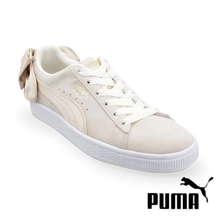 Giày Puma Women's Suede Bow Varsity 'Marshmallow Metallic Gold' 367732-03 - Ảnh 10