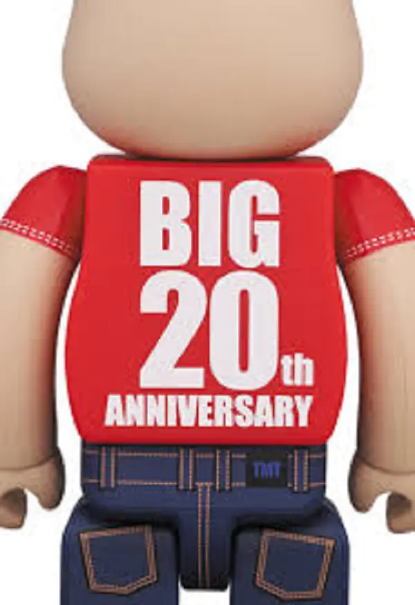 Alternative view of Mô Hình Bearbrick Tmt 20th Anniv. Ver 100% & 400% Multicolor