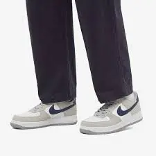 Giày Nike Air Force 1 '07 'Light Smoke Grey Navy' FD9748-001 - Ảnh 3