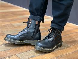 Giày Dr.Martens 1460 Pascal Rose Gold Hardware Leather 'Black' 26874001 - Ảnh 4