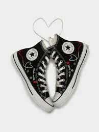 Giày Converse Chuck Taylor All Star High 'Made with Love - Black' 171158F - Ảnh 4