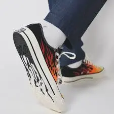 Giày Converse Chuck 70 Low 'Archival Flame Print' 167813C - Ảnh 6