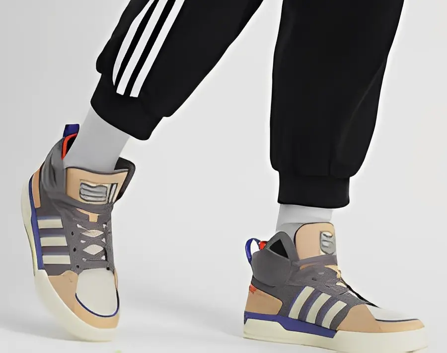 Giày Adidas 100DB Mid Trace Grey Magic Beige GX4596 - Ảnh 5