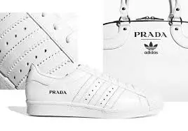 Giày Adidas Prada x Superstar 'Core White' & Bag Bundle FW6683 - Ảnh 5
