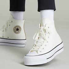 Giày Converse Wmns Chuck Taylor All Star Platform High 'Anodized Metals Egret' 570452C - Ảnh 4