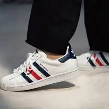 Giày Adidas Superstar 'White Scarlet' FX2328 - Ảnh 6