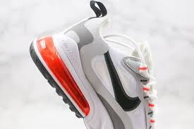 Giày Nike Air Max 270 React 'White Crimson Black' CT1280-100 - Ảnh 4