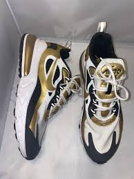 Giày Nike Air Max 270 React 'Metallic Gold' CW7298-100 - Ảnh 4