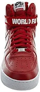 Giày Nike x Supreme Air Force 1 High 'World Famous Red' 698696-610 - Ảnh 4