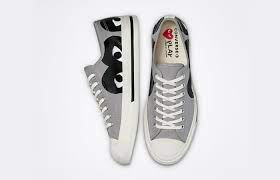 Giày Converse Comme des Garçons PLAY x Jack Purcell Drizzle Black 171259C - Ảnh 5