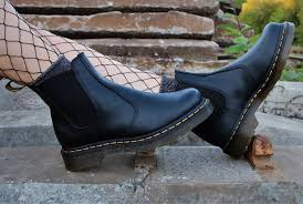 Alternative view of Giày Dr.Martens 2976 Nappa Leather 'Black' 27100001