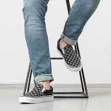 Giày Vans Slip-On 'Black Pewter Checkerboard' VN000EYEBPJ - Ảnh 3