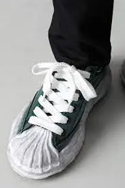 Alternative view of Giày Maison Mihara Yasuhiro Blakey 'Green' A09FW718-GREEN