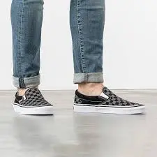 Alternative view of Giày Vans Slip-On 'Black Pewter Checkerboard' VN000EYEBPJ