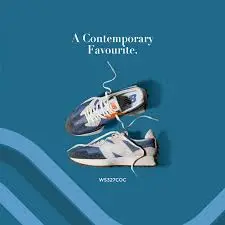 Alternative view of Giày New Balance Wmns 327 'Magnetic Blue' WS327COC