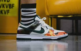 Giày Nike Dunk Low SE 'Multi Camo' DH0957-100 - Ảnh 8