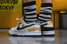 Giày Nike Dunk Low SE 'Multi Camo' DH0957-100 - Ảnh 6