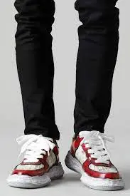 Alternative view of Giày Maison Mihara Yasuhiro Wayne 'Red' A09FW711-RED