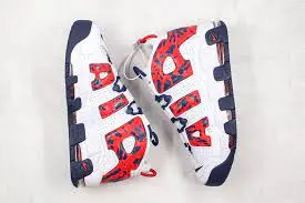 Alternative view of Giày Nike Air More Uptempo 'Red Navy Camo' CZ7877-100
