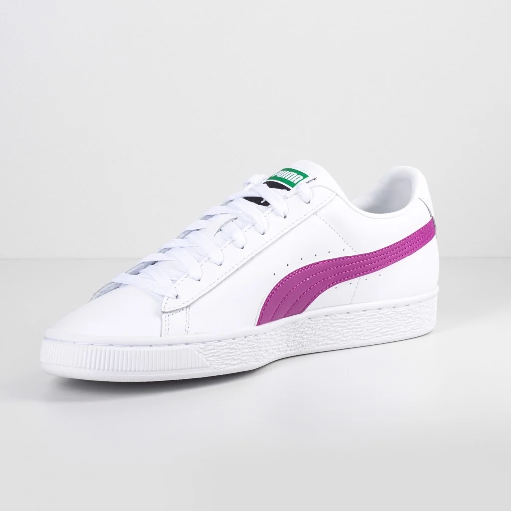 Giày Puma Basket Classic 'White Purple' 374923-07 - Ảnh 5