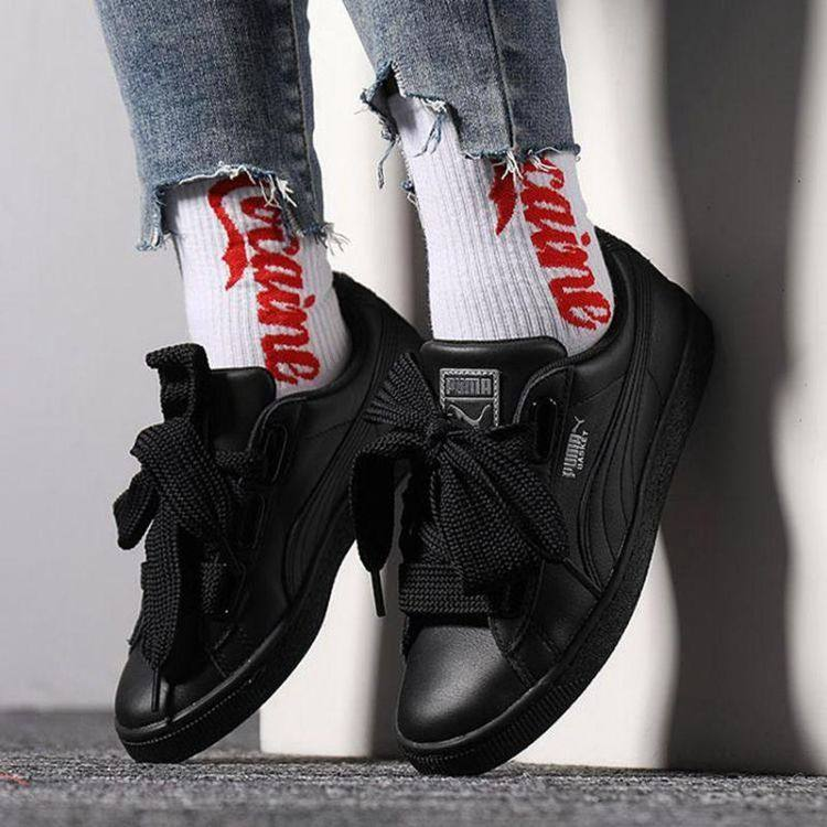 Giày Puma Wmns Basket Heart Bio Hack 'Black' 369223-03 - Ảnh 5